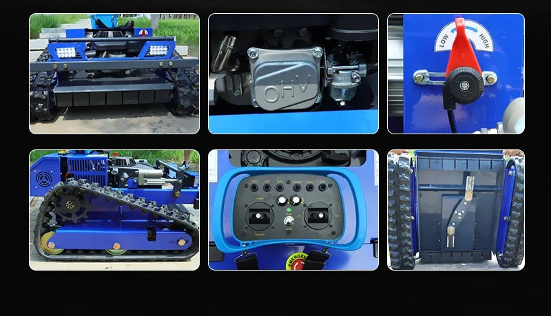 550mm Self-Propelled Remote-Controlled Lawn Mower for Small Household Gardens Outdoor Maintenance Robot