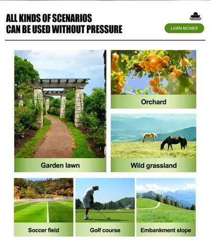 550mm Self-Propelled Remote-Controlled Lawn Mower for Small Household Gardens Outdoor Maintenance Robot