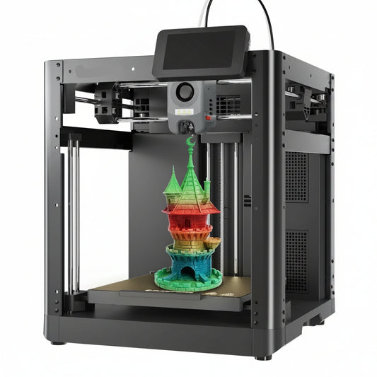 Adventurer 5M 3D Printer, Fully Auto Leveling & 600Mm/S High Speed Printing, Black