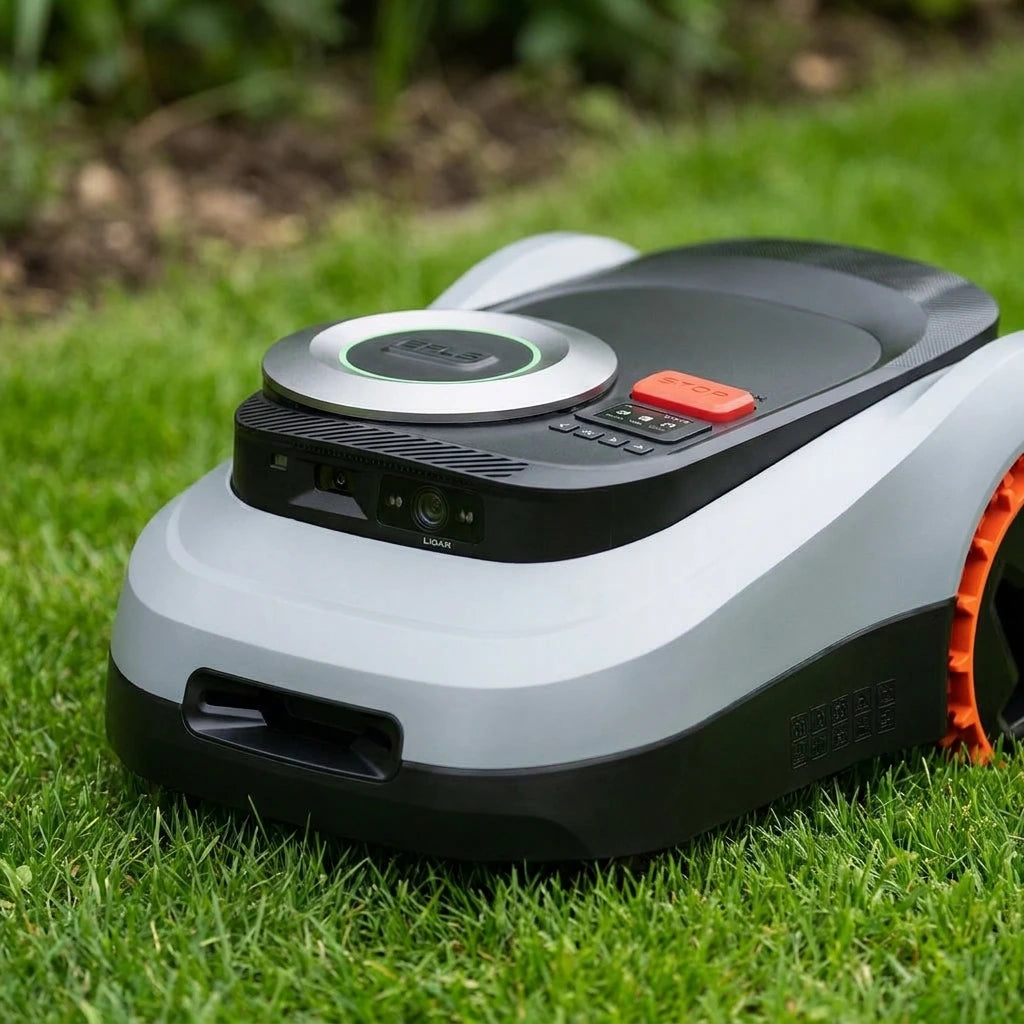 Featured feature 3: I215 8.6 In. Robot Lawn Mower (1/2 Acre) Lidar + Vision, Auto Mapping, App Control, Multi-Zone, AI Obstacle Avoidance