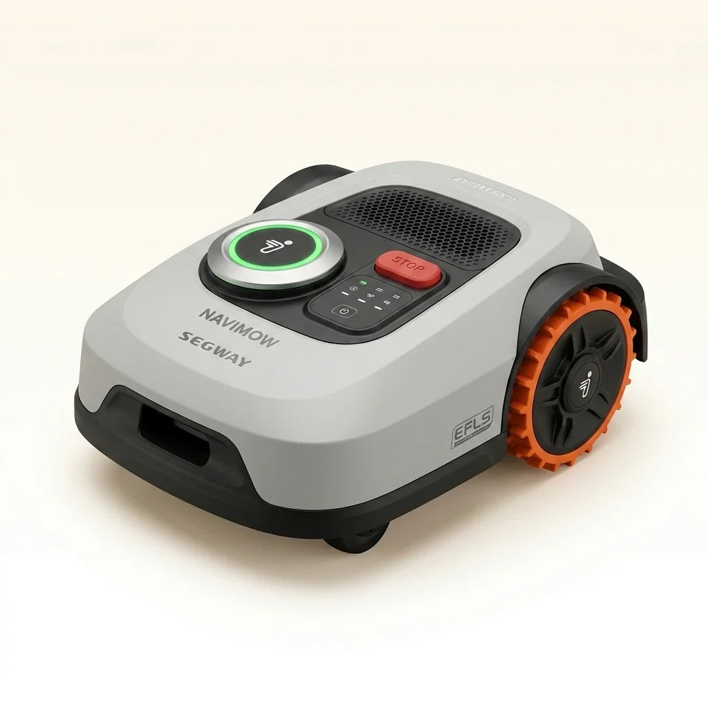 Robot Lawn Mower Built for Wire-Free Operation, LiDAR Vision Navigation, App Control, Multi-Zone Coverage — Studio Shot